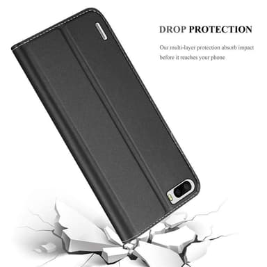 Honor 6 PLUS Suojakuori Lompakkokotelo (Musta)