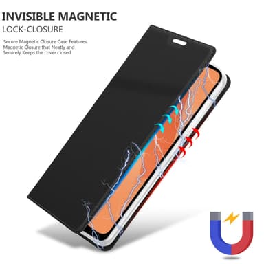 Samsung Galaxy A32 5G Suojakuori Lompakkokotelo (Musta)