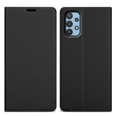 Samsung Galaxy A32 5G Suojakuori Lompakkokotelo (Musta)