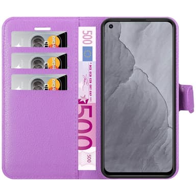 Realme GT Master Suojakuori Lompakkokotelo (Violetti)