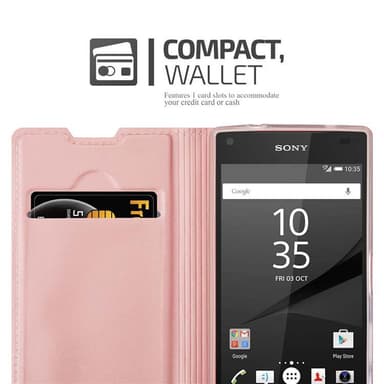 Sony Xperia Z5 COMPACT Suojakuori Lompakkokotelo