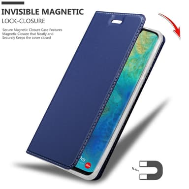 Huawei MATE 20 PRO Suojakuori Lompakkokotelo (Sininen)