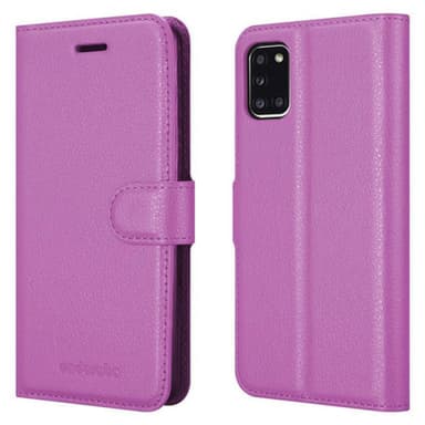 Samsung Galaxy A31 Suojakuori Lompakkokotelo (Violetti)