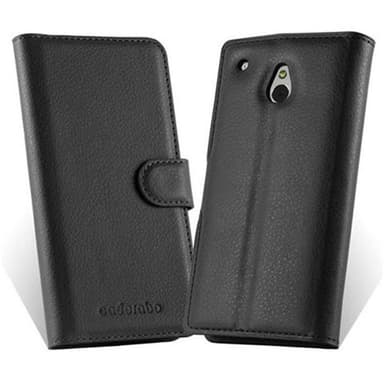HTC ONE M4 MINI Suojakuori Lompakkokotelo (Musta)