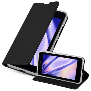 Nokia Lumia 640 Suojakuori Lompakkokotelo (Musta)