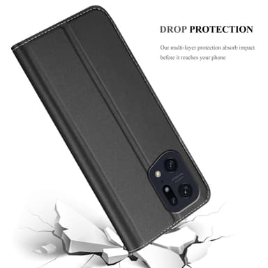 Oppo FIND X5 PRO Suojakuori Lompakkokotelo (Musta)
