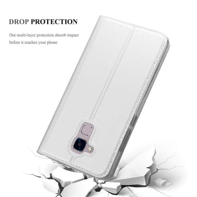 Honor 5C Suojakuori Lompakkokotelo (Hopea)