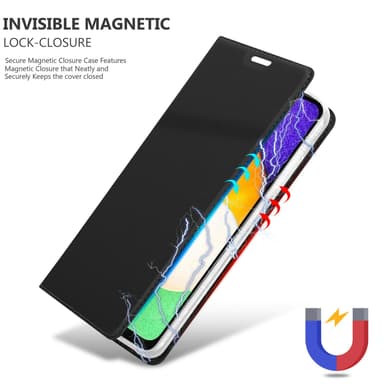 Samsung Galaxy A13 5G Suojakuori Lompakkokotelo (Musta)