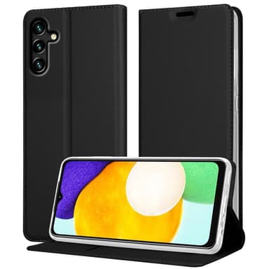 Samsung Galaxy A13 5G Suojakuori Lompakkokotelo (Musta)