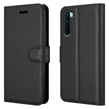 OnePlus Nord Suojakuori Lompakkokotelo (Musta)