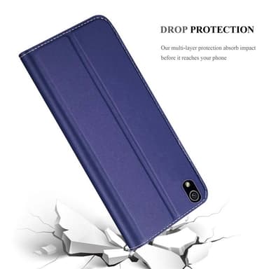 Huawei ASCEND P7 Suojakuori Lompakkokotelo (Sininen)