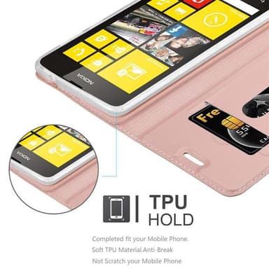 Nokia Lumia 520 / 521 Suojakuori Lompakkokotelo