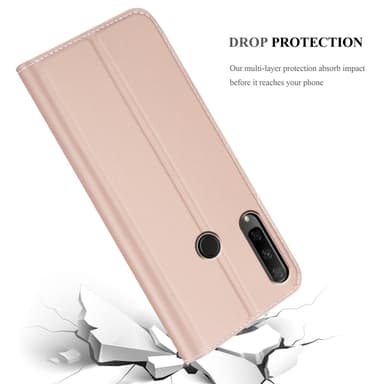 Honor 9X Suojakuori Lompakkokotelo (Vaaleanpunainen)