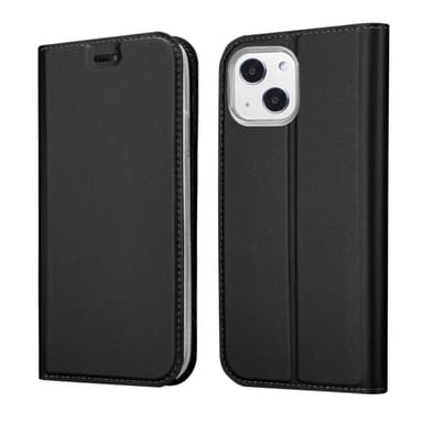 iPhone 13 MINI Suojakuori Lompakkokotelo (Musta)