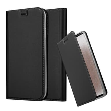 iPhone 13 MINI Suojakuori Lompakkokotelo (Musta)