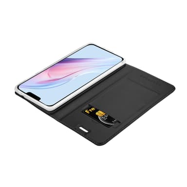 iPhone 13 MINI Suojakuori Lompakkokotelo (Musta)