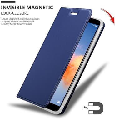 Honor 7X Suojakuori Lompakkokotelo (Sininen)