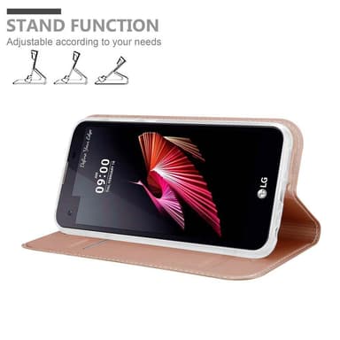 LG X SCREEN Suojakuori Lompakkokotelo (Vaaleanpunainen)