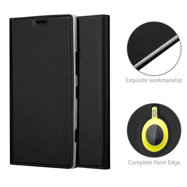 Nokia Lumia 1520 Suojakuori Lompakkokotelo (Musta)