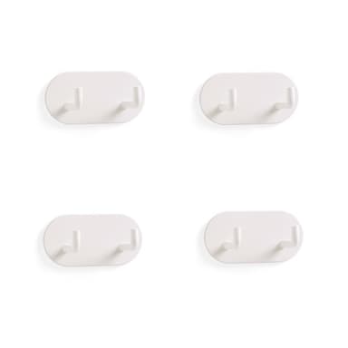 Seinäkoukut ripustimet kylpyhuoneeseen keittiöön 4 kpl Beige
