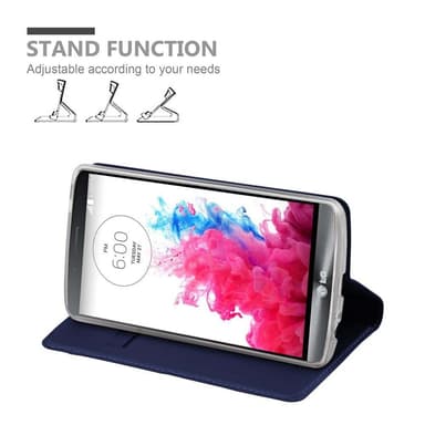 LG G3 Suojakuori Lompakkokotelo (Sininen)