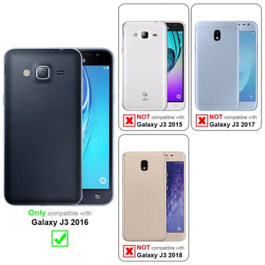 Samsung Galaxy J3 2016 Suojakuori Lompakkokotelo