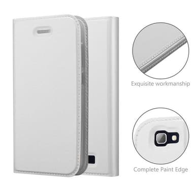 ZTE Blade A612 Suojakuori Lompakkokotelo (Hopea)