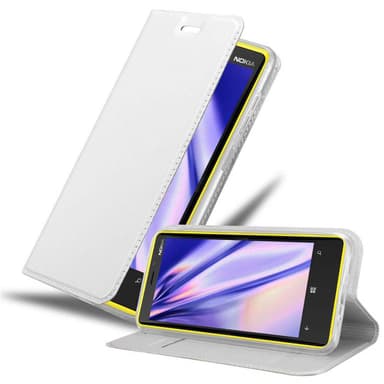 Nokia Lumia 920 Suojakuori Lompakkokotelo (Hopea)