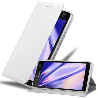 Sony Xperia C4 Suojakuori Lompakkokotelo (Hopea)