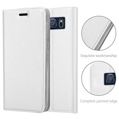 Samsung Galaxy NOTE 5 Suojakuori Lompakkokotelo (Hopea)