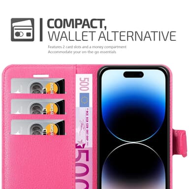 iPhone 14 PRO Suojakuori Lompakkokotelo