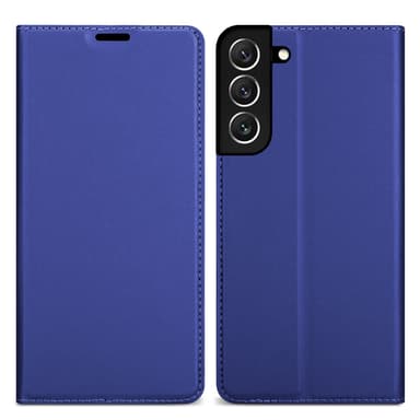 Samsung Galaxy S22 Suojakuori Lompakkokotelo (Sininen)