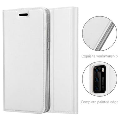 Huawei P40 Suojakuori Lompakkokotelo (Hopea)