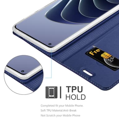 OnePlus 10 PRO 5G Suojakuori Lompakkokotelo (Sininen)