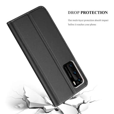 Huawei P40 Suojakuori Lompakkokotelo (Musta)