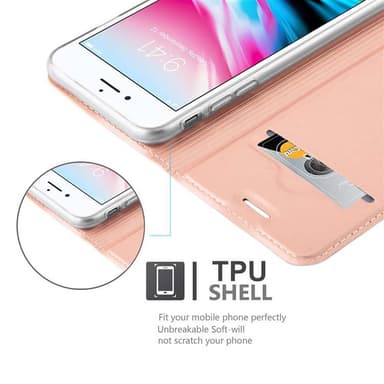 iPhone 7 / 7S / 8 / SE 2020 Suojakuori Lompakkokotelo