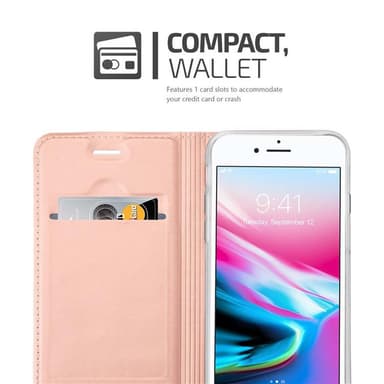 iPhone 7 / 7S / 8 / SE 2020 Suojakuori Lompakkokotelo