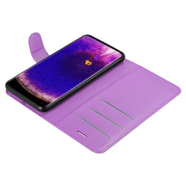 Oppo FIND X5 PRO Suojakuori Lompakkokotelo (Violetti)