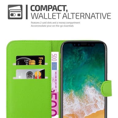 iPhone X / XS Suojakuori Lompakkokotelo Case Cover