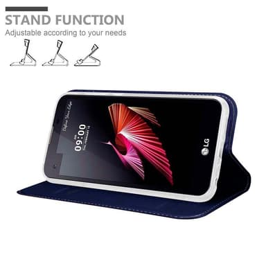 LG X SCREEN Suojakuori Lompakkokotelo (Sininen)