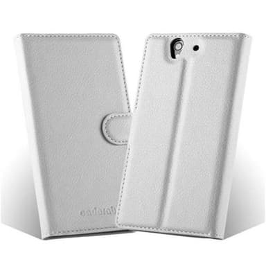 Sony Xperia Z Suojakuori Lompakkokotelo (Valkoinen)