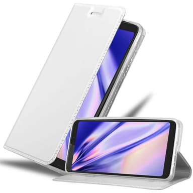 WIKO VIEW XL Suojakuori Lompakkokotelo (Hopea)