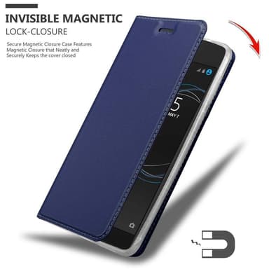 Sony Xperia L1 Suojakuori Lompakkokotelo (Sininen)