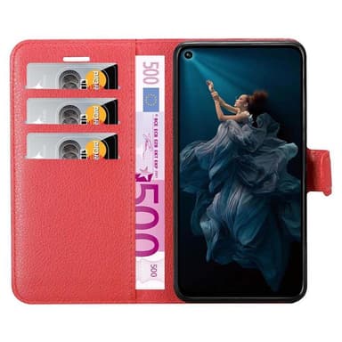 Honor 20 PRO Suojakuori Lompakkokotelo (Punainen)