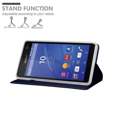Sony Xperia C4 Suojakuori Lompakkokotelo (Sininen)