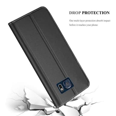 Samsung Galaxy NOTE 5 Suojakuori Lompakkokotelo (Musta)