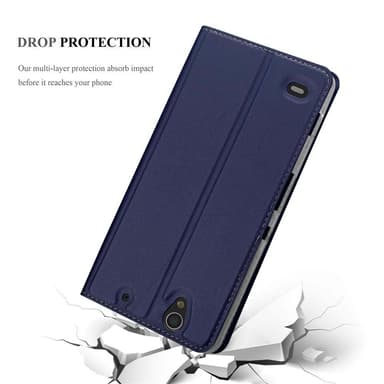 Sony Xperia C4 Suojakuori Lompakkokotelo (Sininen)