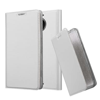 Nokia Lumia 950 XL Suojakuori Lompakkokotelo (Hopea)