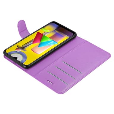 Samsung Galaxy M31 Suojakuori Lompakkokotelo (Violetti)