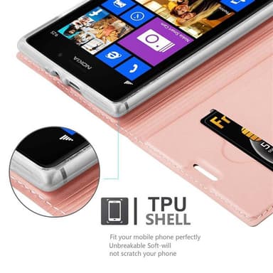 Nokia Lumia 925 Suojakuori Lompakkokotelo